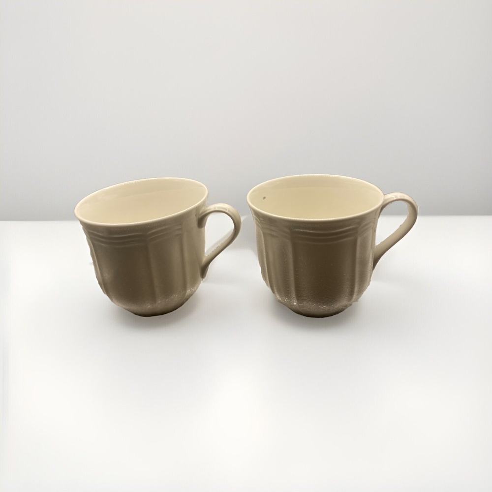 2 Mikasa Ultima+ HK400 "Antique White" Cup/Mug